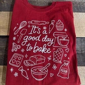 Size M - Long-Sleeve “Good Day Bake” Tee - $20